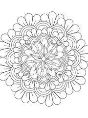 Flowers Coloring Pages For Adules