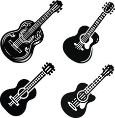 Fototapeta premium guiter set vector