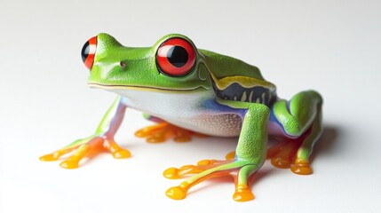 Obraz premium red-eye tree frog. Agalychnis callidryas