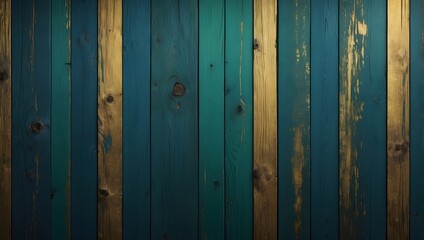 Fototapeta premium Rustikale dunkle Holzplanken mit natürlicher Holzmaserung als Hintergrundtextur