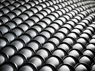 Fototapeta premium Modern black and white scale patterns reimagined, featuring bold contrasts and dynamic textures, inviting a fresh aesthetic that enhances both elegance and contemporary design.