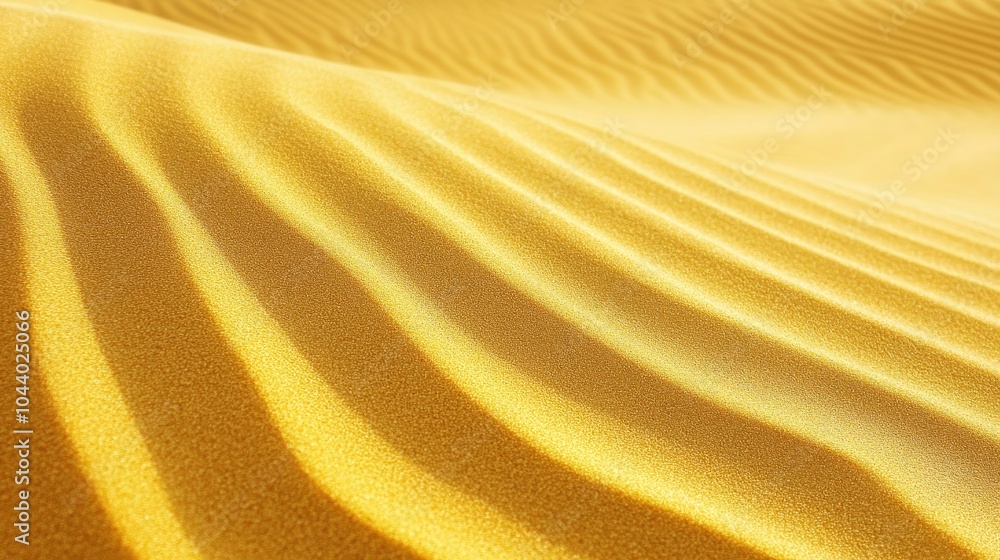 Aufkleber windswept sand creates sharp ridges and patterns on sunlit desert dunes