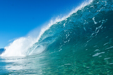 crashing waves 
