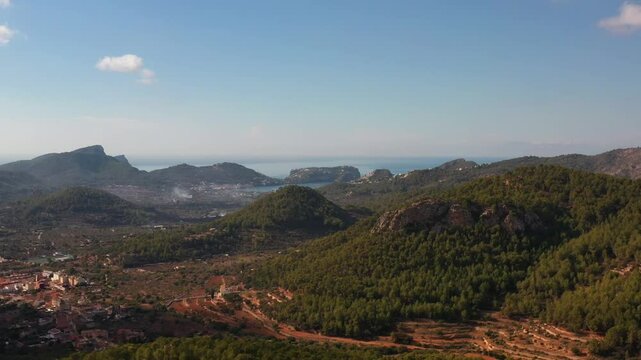 Footage over Andratx, Mallorca