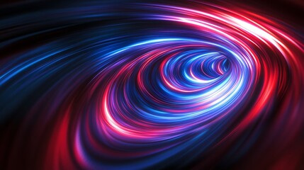 Obraz premium Radiating Neon Light Burst, futuristic flashes, Motion lights, Colorful Streaks on Dark Background