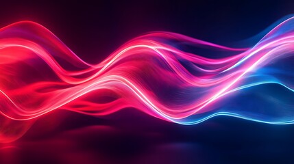 Radiating Neon Light Burst, futuristic flashes, Motion lights,  Colorful Streaks on Dark Background