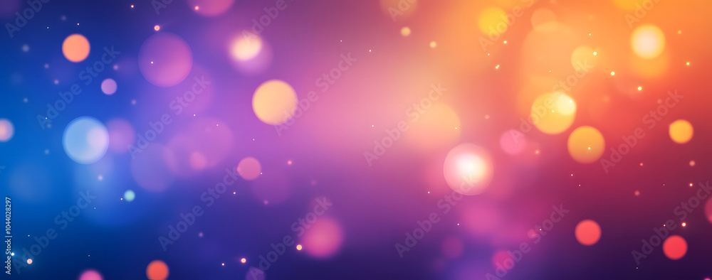 Poster dark blue design and orange gradient abstract background design banner with blur design