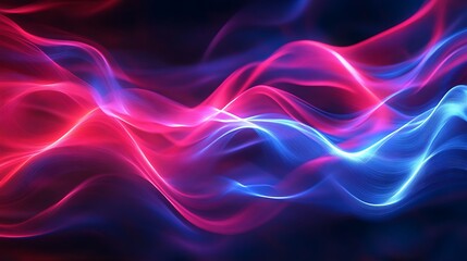 Obraz premium Radiating Neon Light Burst, futuristic flashes, Motion lights, Colorful Streaks on Dark Background