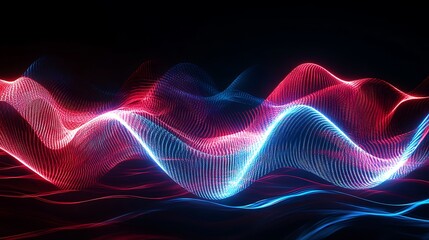 Fototapeta premium Radiating Neon Light Burst, futuristic flashes, Motion lights, Colorful Streaks on Dark Background