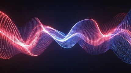Fototapeta premium Radiating Neon Light Burst, futuristic flashes, Motion lights, Colorful Streaks on Dark Background
