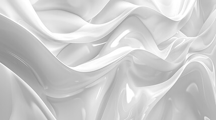 Obraz premium Vibrant Abstract Digital Art with Flowing Waves, Neon Lights, and Futuristic Fluid Design Elements