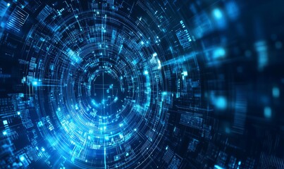 Fototapeta premium Digital technology abstract background