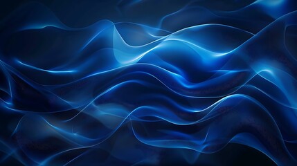 Obraz premium Vibrant Abstract Digital Art with Flowing Waves, Neon Lights, and Futuristic Fluid Design Elements