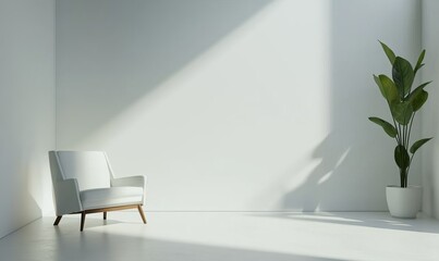 For online presentations and virtual meetings and video conference calls with teams, a simple and clean white wall or backdrop is ideal