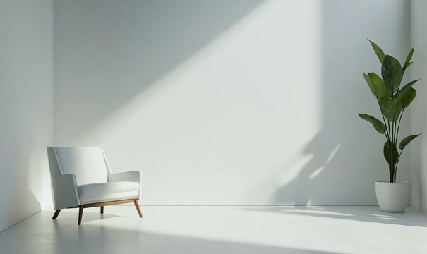 For online presentations and virtual meetings and video conference calls with teams, a simple and clean white wall or backdrop is ideal