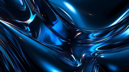 Vibrant Abstract Digital Art with Flowing Waves, Neon Lights, and Futuristic Fluid Design Elements