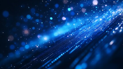 Fototapeta premium Elegant blue light background with technology-inspired design and glowing effects