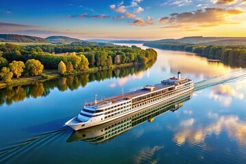 Scenic river cruise through Eastern Europe
