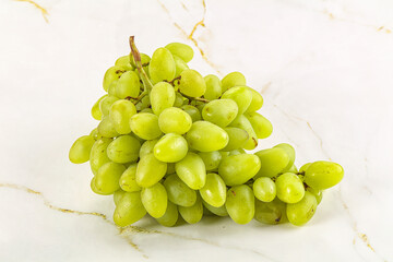 Green juicy sweet ripe Grape bunch