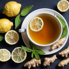 tea with lemon