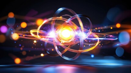 Obraz premium Futuristic Concept of Advanced Technology and Design