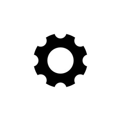 Gear icon. Gear Settings symbol, cogwheel. Settings icon, vector. Functions symbol. Settings icon, vector