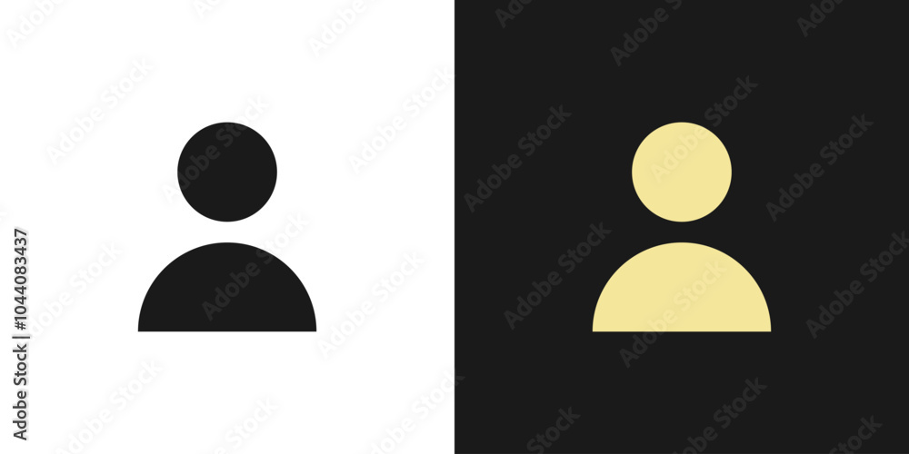 Poster user profile login or access authentication icon vector illustration.