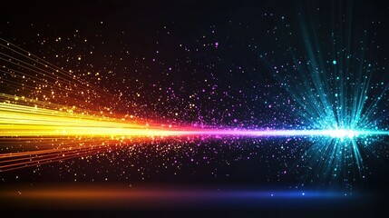 Vibrant Spectrum of Light in Electromagnetic Waves