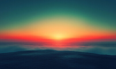 Fototapeta premium Vibrant Colorful Gradient Background Wallpaper, Eye Catching Art for Digital Design