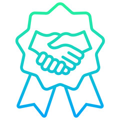 Obraz premium Trustworthiness Icon