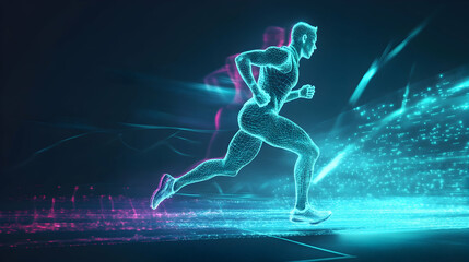 silhouette of a person in the night