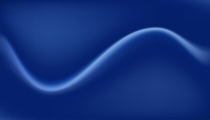 Blue wave abstract background. Gradient background vector design in eps 10. The surface texture of the fabric is firm. Dark colored background with space for design