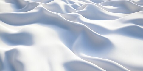Obraz premium Snow white smooth fabric texture