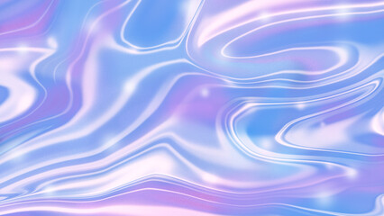 Dreamy 4k wallpaper. Shiny water waves. Fluid liquid swirly wave effect background.
