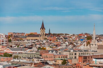 Obraz premium Several Historic Churches of Baltimore, Maryland USA