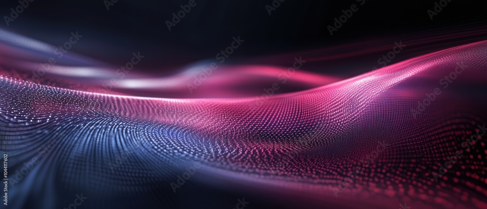 Aufkleber abstract wave patterns with vibrant colors and a sense of depth.