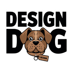 vector dog design, logo design