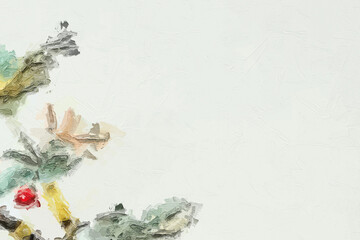 Oil paintings and various flowers, including cats, dogs, chrysanthemums, roses, peonies, birds, and...