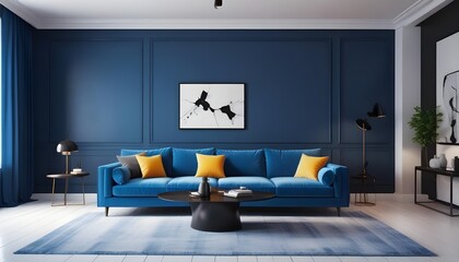 Illustration of the living room interior