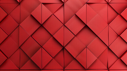 A red background with red blocks