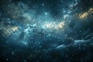 Stunning Cosmic Landscape Filled with Stars and Nebulae