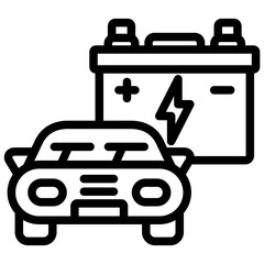 Car Battery Icon