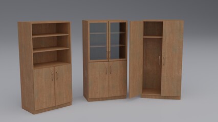 school desk with school furnitures