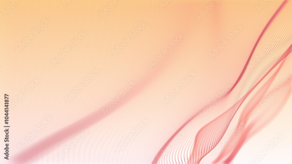 Poster a beautiful abstract pastel gradient background featuring smooth flowing lines and shapes