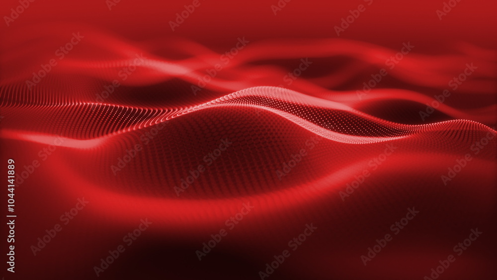 Poster explore abstract seamless background wave patterns enhanced with dynamic and mesmerizing lighting ef