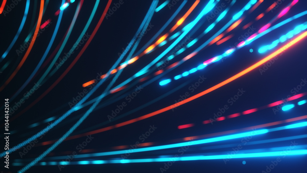Poster abstract background seamless loop an artistic representation of a digital wave distortion effect fea
