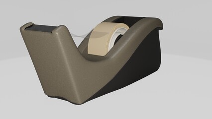 Tape Dispenser with white background