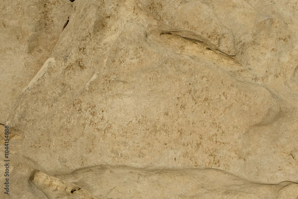 Poster abstract ornament on limestone surface. limestone wall on the edge of the lake.natural pattern and t