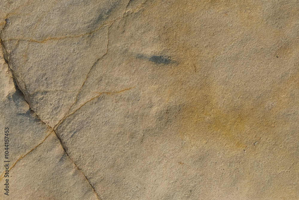 Poster abstract patterns, shapes and textures of natural cracks on the limestone surface.natural pattern an