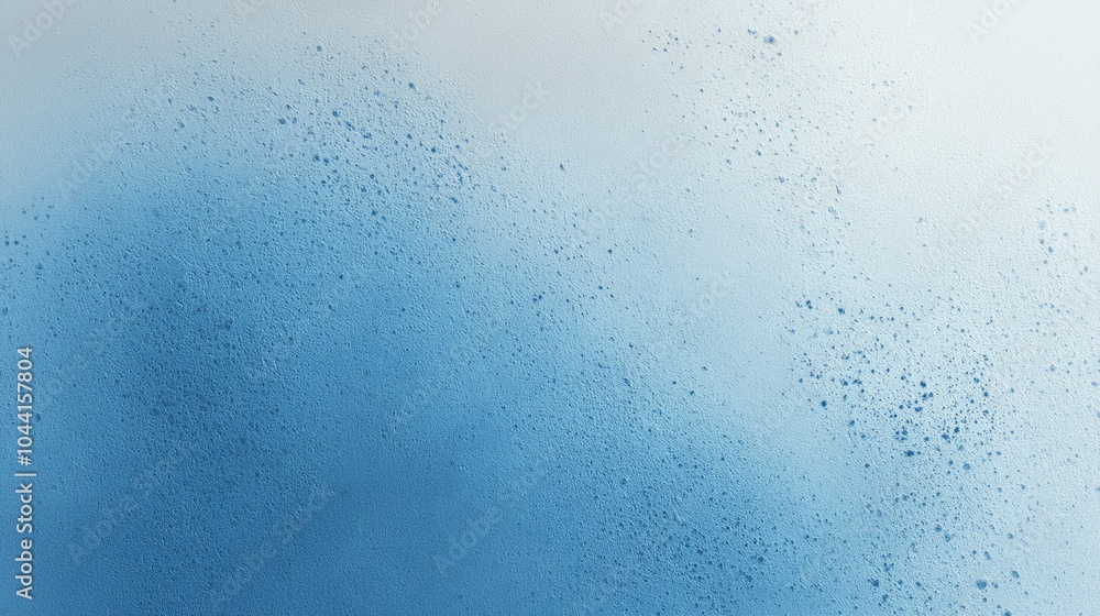 Poster the background features a stunning blend of soft blue hues, creating a tranquil gradient that adds d